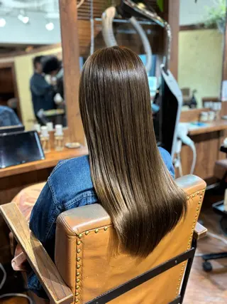 ロング 武田尚子🌸 自然に仕上がる矯正のヘアスタイル