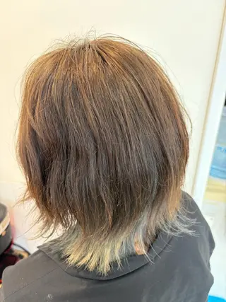 カラー ブリーチෆハイトー ンカラー☾runaのヘアスタイル