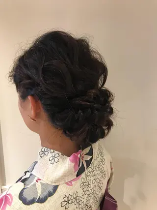 ロング ヘアアレンジ 清水 ちひろ ✄トップスタイリストのヘアスタイル