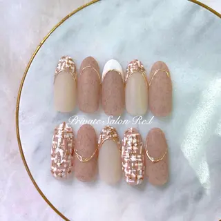 ネイル モチの良さ◉ フィルインネイル♡のネイルデザイン