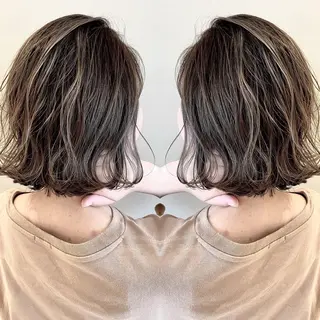 ショート カラー ヘアアレンジ ネイル マツエク・マツパ 夜23時まで予約🉑 reverieあきらのヘアスタイル