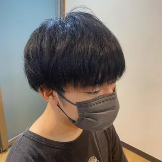 メンズ 女性目線でつくる ボブ縮毛矯正のヘアスタイル