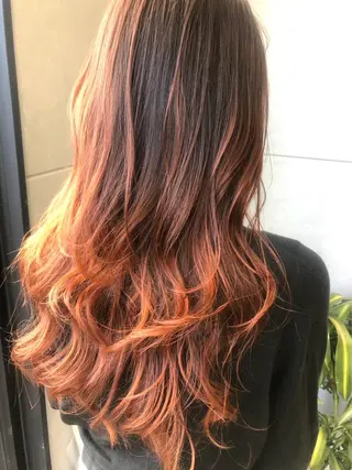 ロング カラー arl 豊田店のヘアスタイル