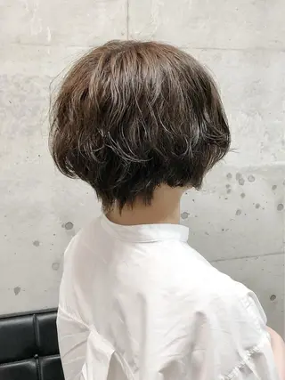 ショート パーマ 増山 大起のヘアスタイル