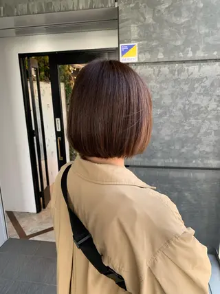 ショート カラー 髪質改善/白髪ぼかし KENTAのヘアスタイル
