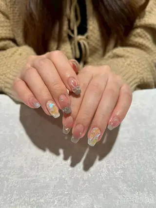 ネイル シンプルネイル🦋 🤍KAYAのネイルデザイン