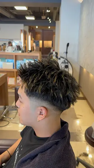 ショート メンズ メンズパーマ特化🔥 岩内皓大のヘアスタイル
