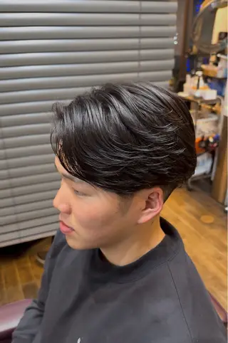 パーマ メンズ 菅野 誠のヘアスタイル