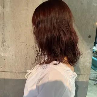 ミディアム kiyono ⭐︎ダブルカラーのヘアスタイル