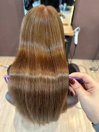 セミロング ツヤ髪質改善 💜れいな💜のヘアスタイル