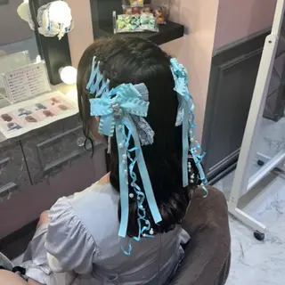 ミディアム ヘアアレンジ MILD by 17 秋葉原 ‪♡みづき♡のヘアスタイル