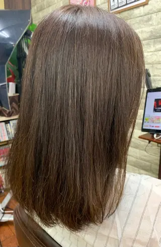 セミロング カラー ✨ヘアカラー モデル 募集中✨ えりのヘアスタイル