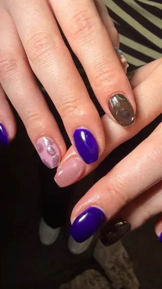 ネイル 海優⭐️ネイル⭐️ 透明感カラーのヘアスタイル