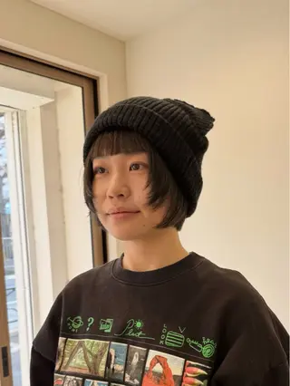 ショート カラー 🐕‍🦺似合わせ 🐕‍🦺akariのヘアスタイル