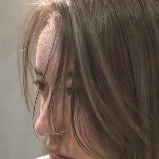ミディアム カラー yajima Moemiのヘアスタイル
