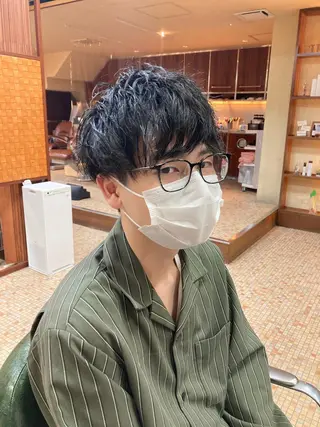 ショート メンズ 中尾 柊斗のヘアスタイル