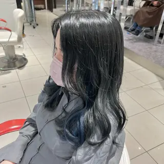 セミロング カラー stylist 🐶内藤 成香のヘアスタイル