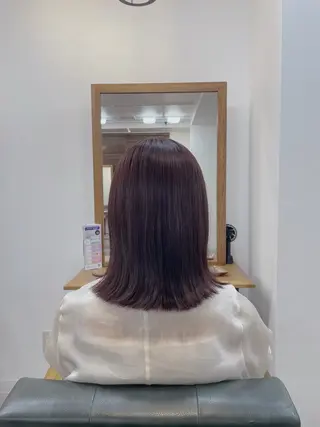 ミディアム lore 中村かれんのヘアスタイル