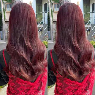 ロング カラー ブリーチなしカラー kana🐱のヘアスタイル