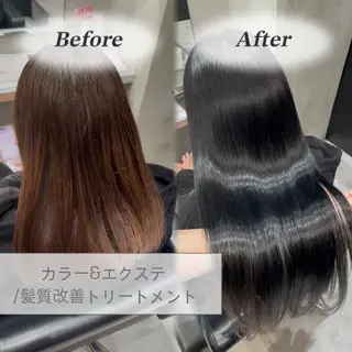 ロング 艶髪カラー× エクステ/スズ🎼ᩚのヘアスタイル