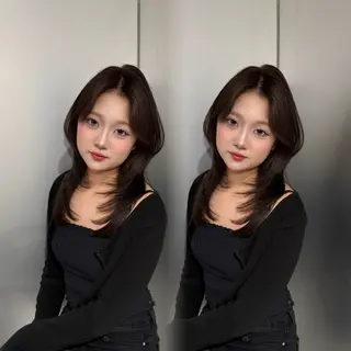 セミロング エクステ/髪質改善 HARUKA🎀のヘアスタイル