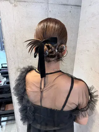 ヘアアレンジ はやしほのか| ヘアセット×カラーのヘアスタイル