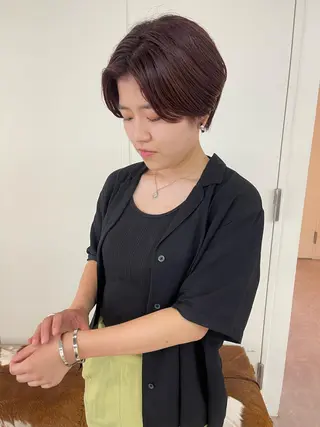 ショート カラー 丁寧なカウンセリング 🌿KENTA🌿のヘアスタイル