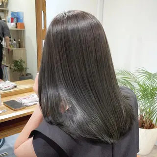 ミディアム カラー navile原宿 yumaのヘアスタイル