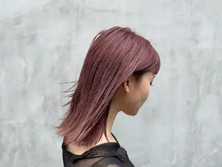 ミディアム カラー パーマ ヘアアレンジ メンズ キッズ ネイル マツエク・マツパ インナーカラー/ KANAのヘアスタイル