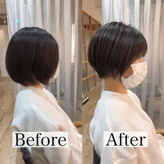 ショート カラー 髪質改善特化 谷口祐綺のヘアスタイル
