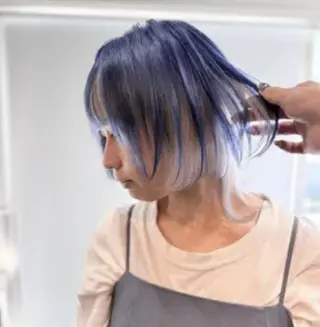 ショート カラー リピート90%超/縮 毛/酸性縮毛特化井口のヘアスタイル