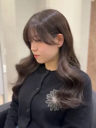 ロング カラー 韓国風スタイル 北田陸斗のヘアスタイル