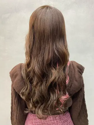 ロング カラー ヘアアレンジ FAAM Tsuneのヘアスタイル