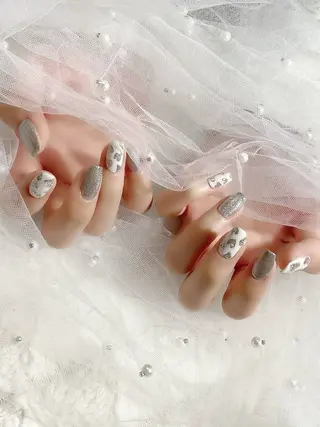 ネイル CIELIA 大人ガーリーのネイルデザイン