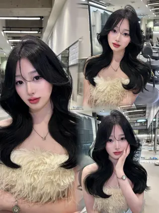 セミロング 天神美容室 🎀hinaのヘアスタイル