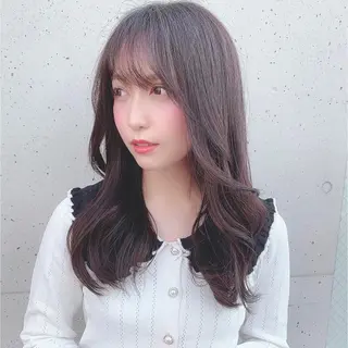 ロング カラー ✨️美髪矯正×似合わ せ艶カラー✨藤田透のヘアスタイル