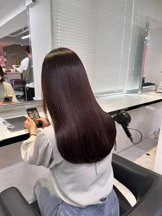 カラー girlな暖色ヘア 🪽🫧ハルナ🎀のヘアスタイル