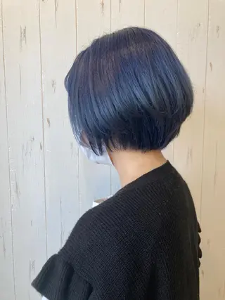 ショート ヘアカラー&縮毛矯正 STAR☆RIVERのヘアスタイル