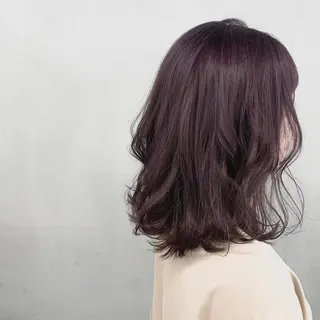 ミディアム カラー パーマ ヘアアレンジ メンズ キッズ ネイル マツエク・マツパ #tag 稗田綾加のヘアスタイル