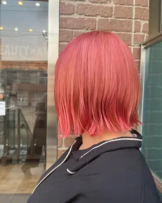 セミロング カラー パーマ ヘアアレンジ メンズ キッズ ネイル マツエク・マツパ アイブロウ 久木原 ゆりのヘアスタイル