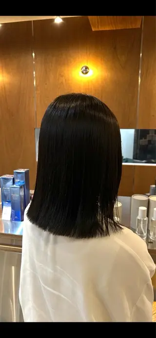 ミディアム カラー ルキヤ/ elima横浜西口のヘアスタイル