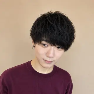 メンズ ブリーチなしWカラー メンズカット✨ワタベのヘアスタイル