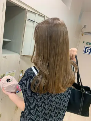 ミディアム カラー 暖色/ブリーチカラー 🎀 M i k uのヘアスタイル