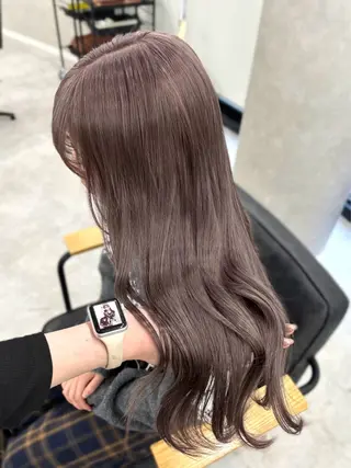 ロング カラー 盛れる顔まわり✨🎀 レイヤー別所好葉のヘアスタイル