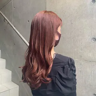ロング カラー 七原 海夕のヘアスタイル