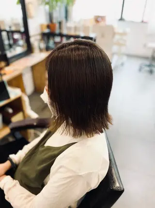 ショート カラー 元住吉プランツヘアー ☘️まるやま☘️のヘアスタイル