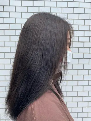 セミロング カラー 堀 広夢のヘアスタイル
