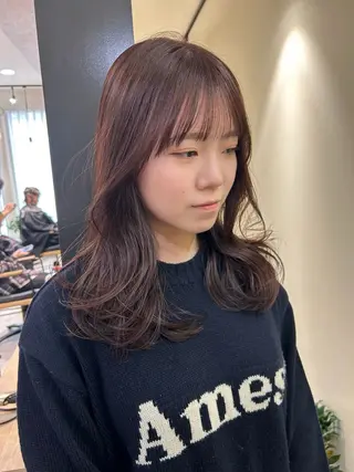 ロング カラー hubhair レイヤー/透明感のヘアスタイル