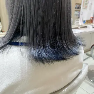 セミロング カラー ｟羽エクステ｠ スズキのヘアスタイル