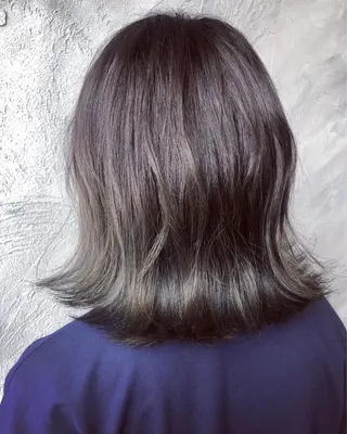 ミディアム カラー 縮毛矯正&髪質改善 ⭐️OGUのヘアスタイル
